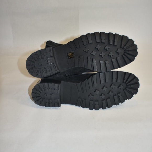 NIB Stuart Weitzman Amber Black Suede Over the Knee OTK Low Boot EU 36.5/US 6.5 - Picture 4 of 6